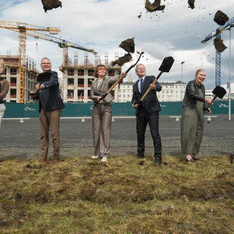 Breaking ground for a new health science building